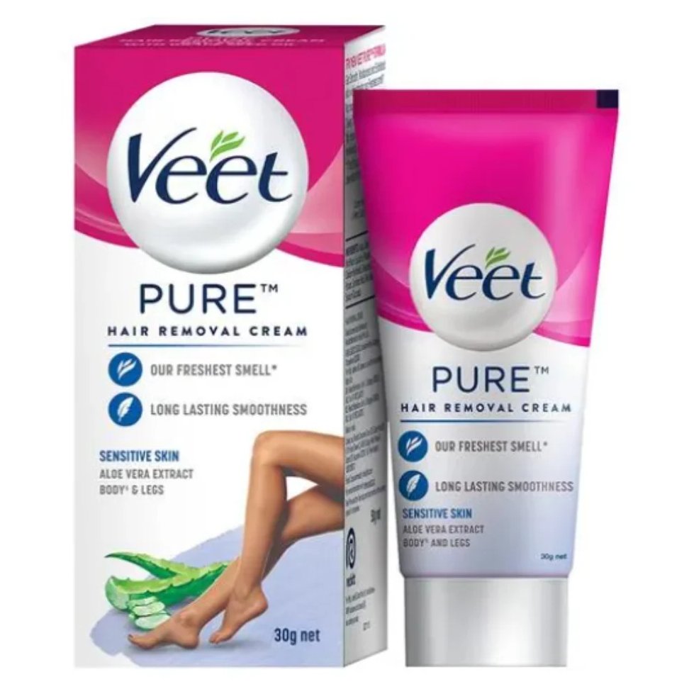 Veet Pure Aloe Vera Extract Hair Removal Cream (for Sensitive Skin)