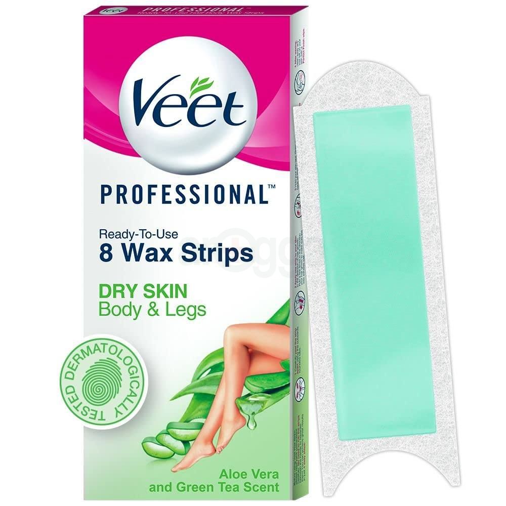 Veet Aloe Vera Wax Strips (Dry Skin)