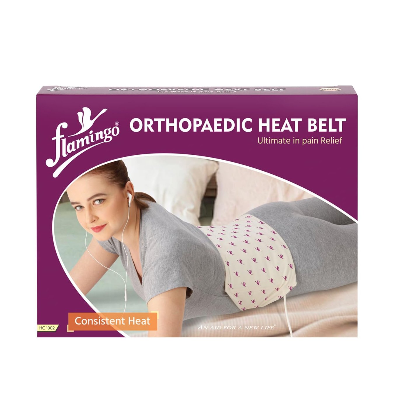 Flamingo Orthopaedic Electric Heating Pad | Heat Belt with Temperature Controlle