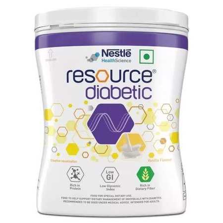Nestle Resource Diabetic Powder - Vanilla Flavour 400 gm (Pet Jar)