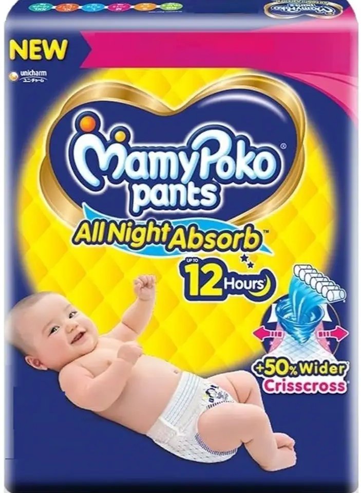 MamyPoko Pants Standard Diaper (M, 7-12 kg)