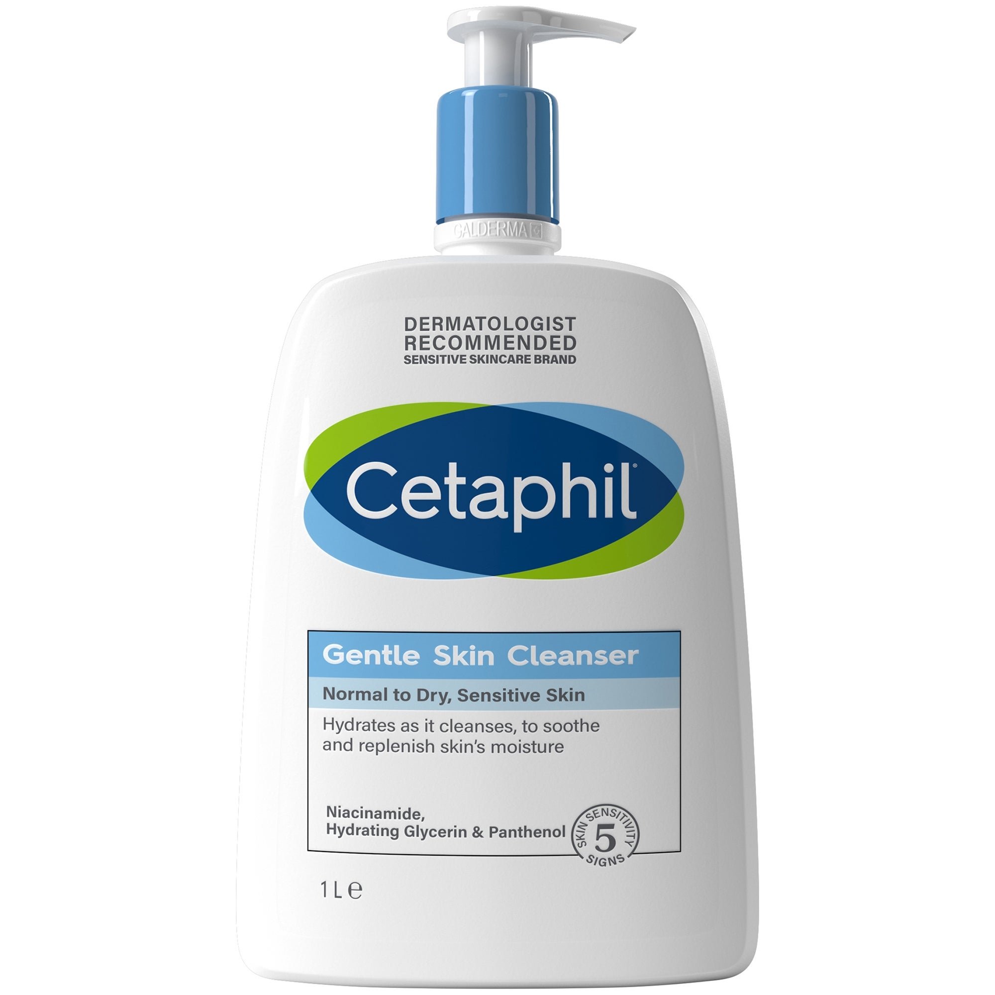 Cetaphil Gentle Skin Cleanser For Dry to Normal - Sensitive Skin 1000 ml