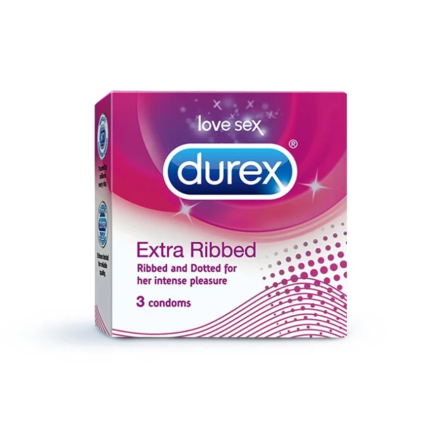 Durex Extra Ribbed (3S Pack)