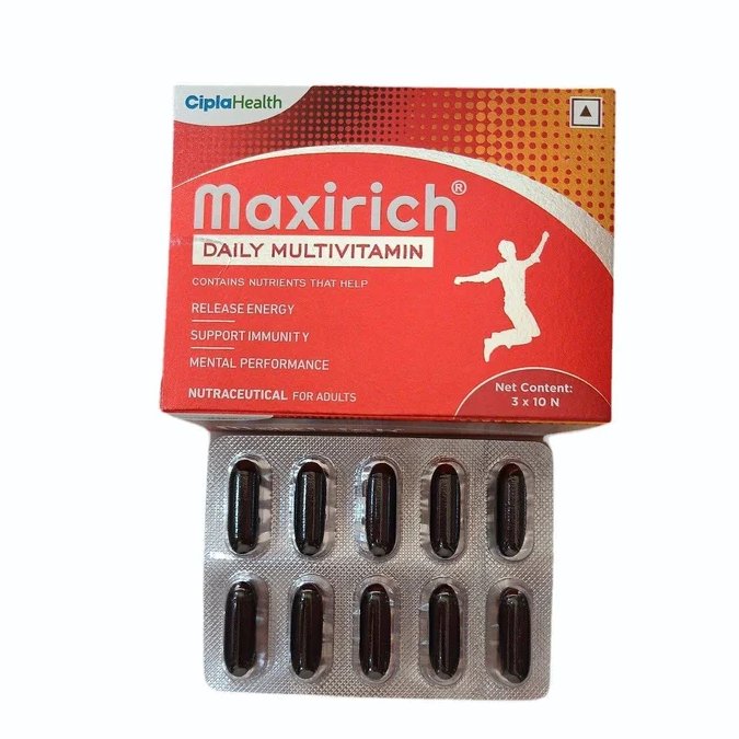 Maxirich Multivitamin and Minerals Softgels 10's