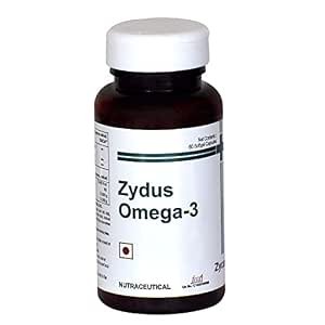 Zydus Omega -3 Premium Life's Capsule For Men Women Omega 3 , for Brain Heart Ey