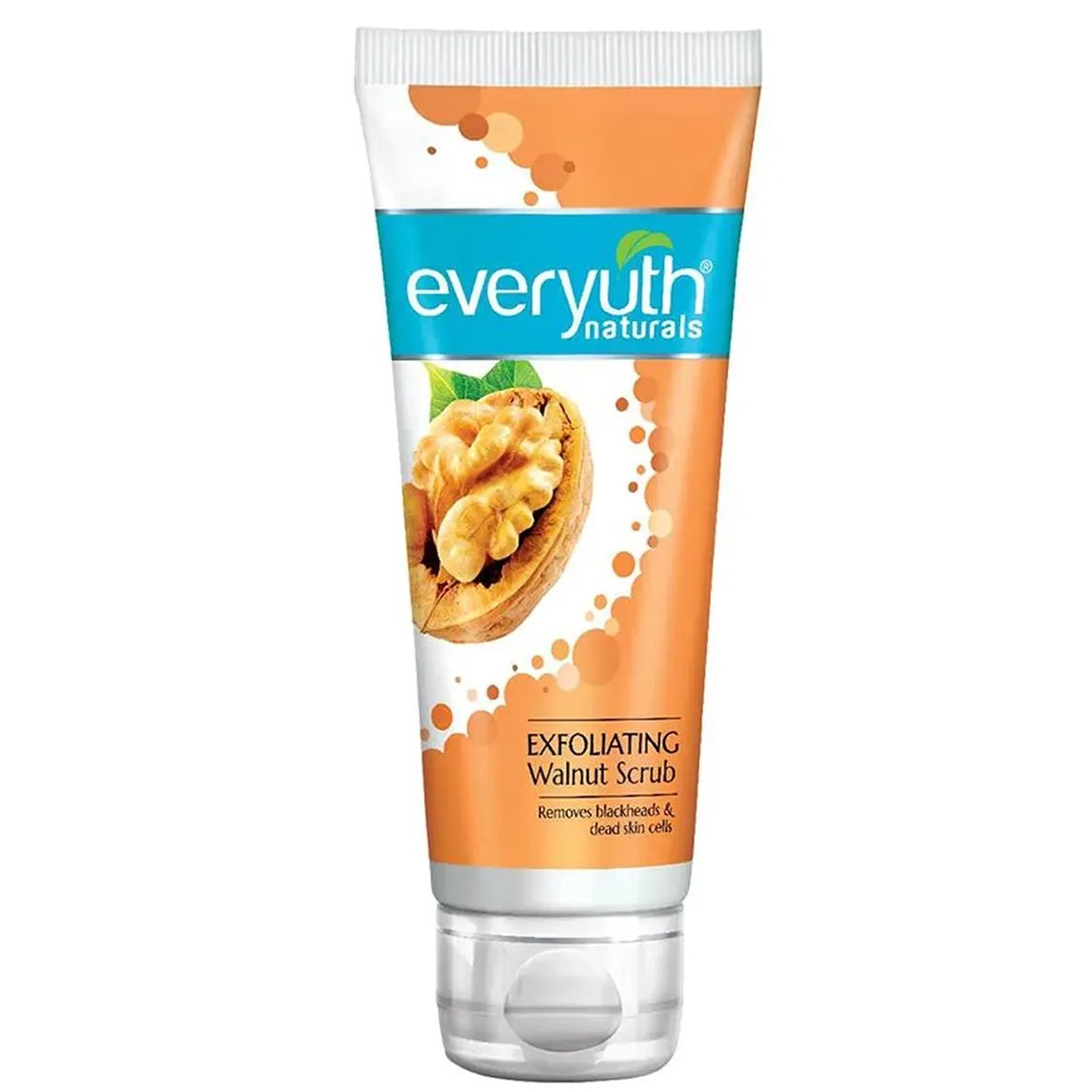 Everyuth Naturals Exfoliating Walnut Scrub 25 gm | For Blackheads & Dead Skin Cells Removal | For All Skin Type