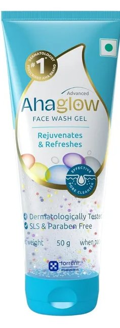 Ahaglow Advanced Skin Rejuvenating Face Wash Gel, 50 gm