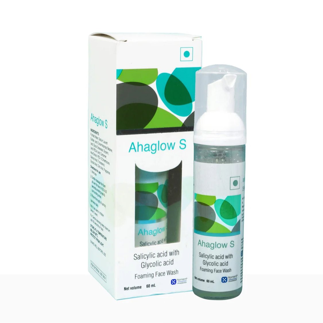Ahaglow S Foaming Face Wash 100 ml | Salicylic Acid & Glycolic Acid