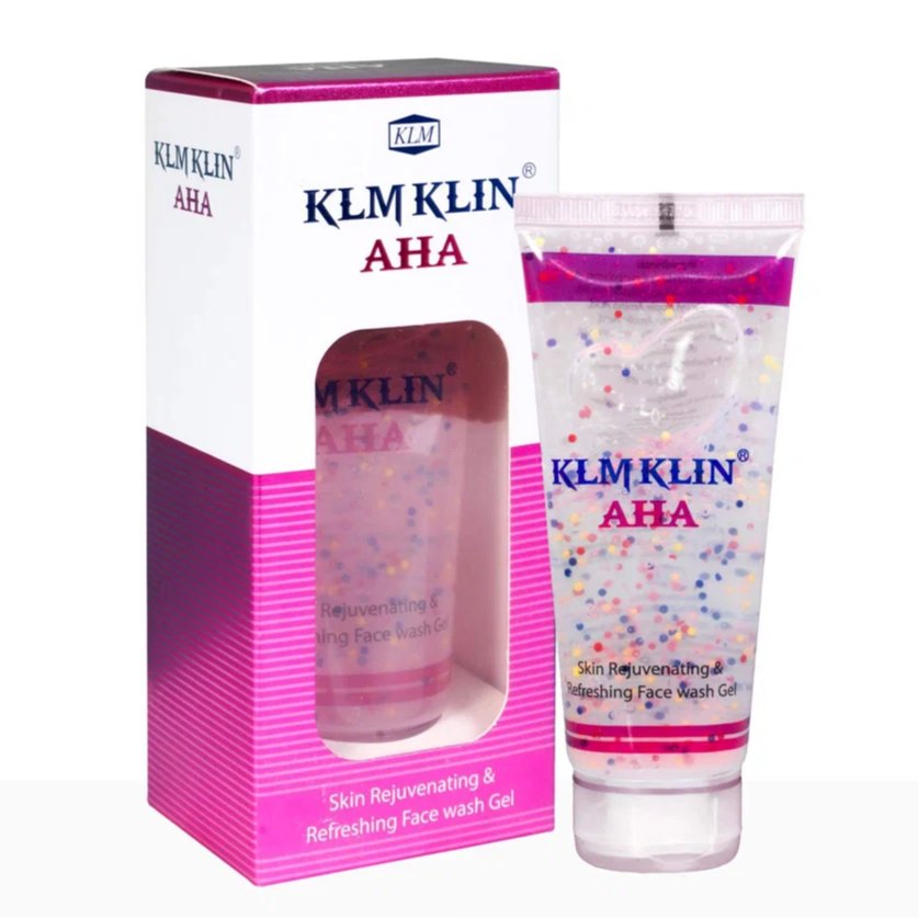 Klm Klin Aha Face Wash Gel 100 gm | Skin Rejuvenating & Refreshing Gel