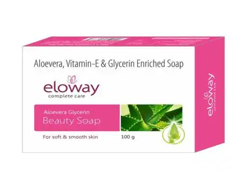 Eloway Aloe Vera Beauty Soap For Acne, Pimple Free Skin 100g
