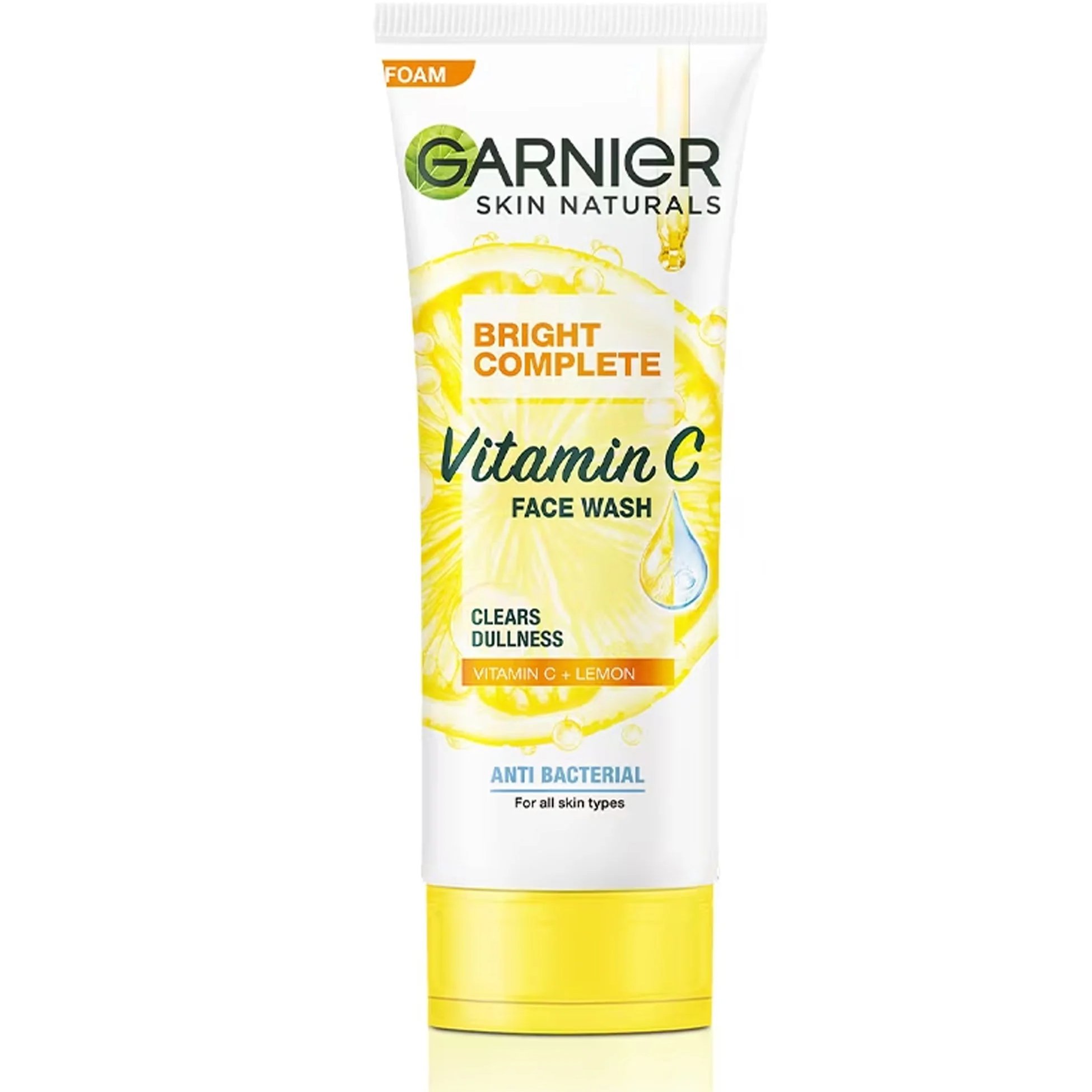 Garnier Skin Naturals, Facewash, Cleansing and Brightening, Bright Complete, 100 g