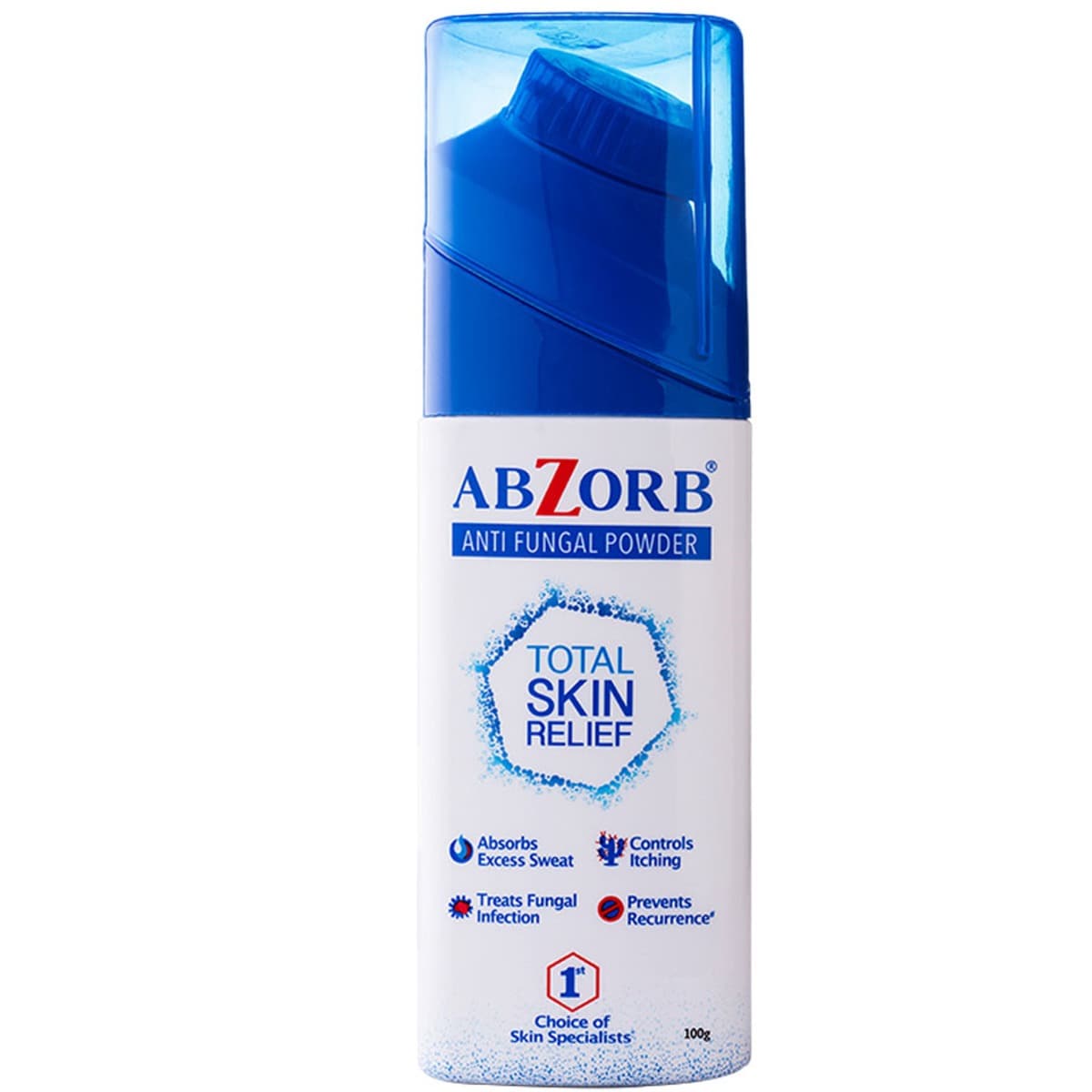 Abzorb Anti Fungal Dusting Powder | Absorbs Excess Sweat | Controls Itching | Derma Care | Manages Fungal Infections