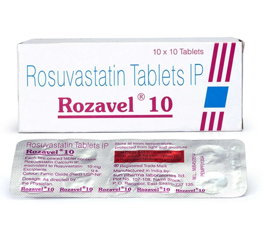 Rozavel 10mg Strip Of 10 Tablets