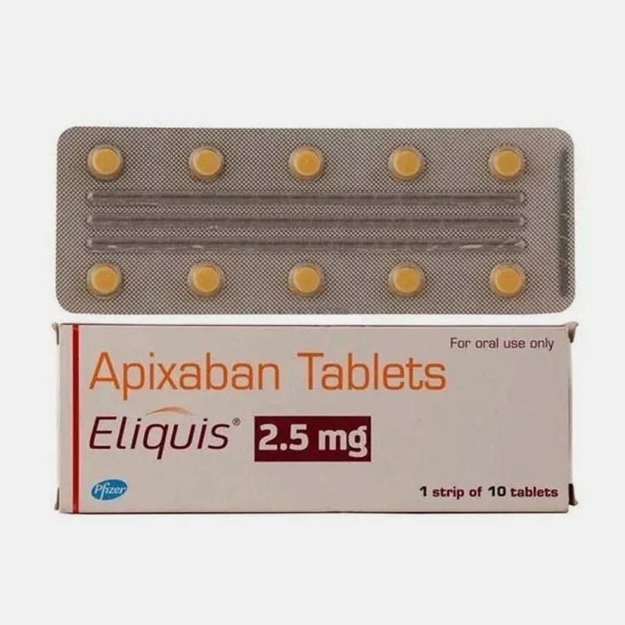 Eliquis 2.5mg Strip Of 10 Tablets