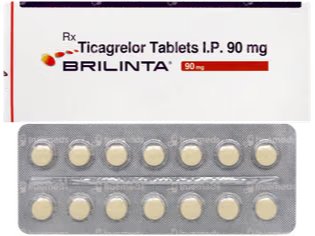 Brilinta 90mg Strip Of 14 Tablets