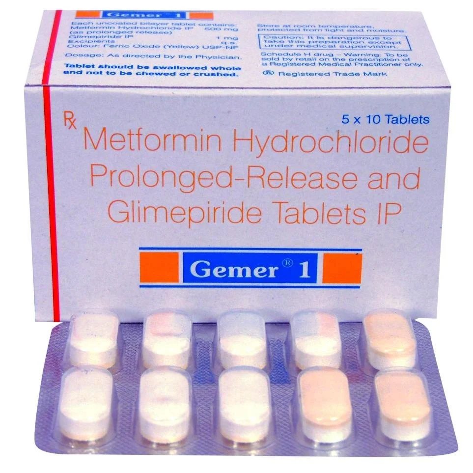 Gemer 1mg Strip Of 15 Tablets
