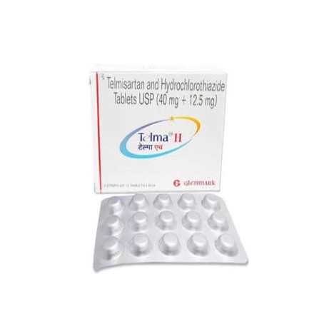 Telma H 40mg Strip Of 15 Tablets